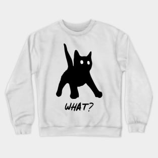 Panic Cat Crewneck Sweatshirt